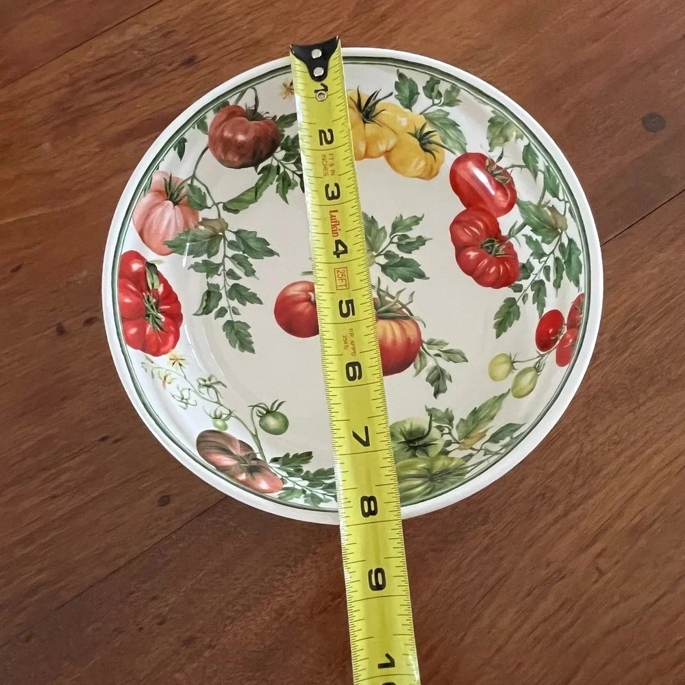 Sur La Table Tomato Print Vegetable/Pasta Bowl 8